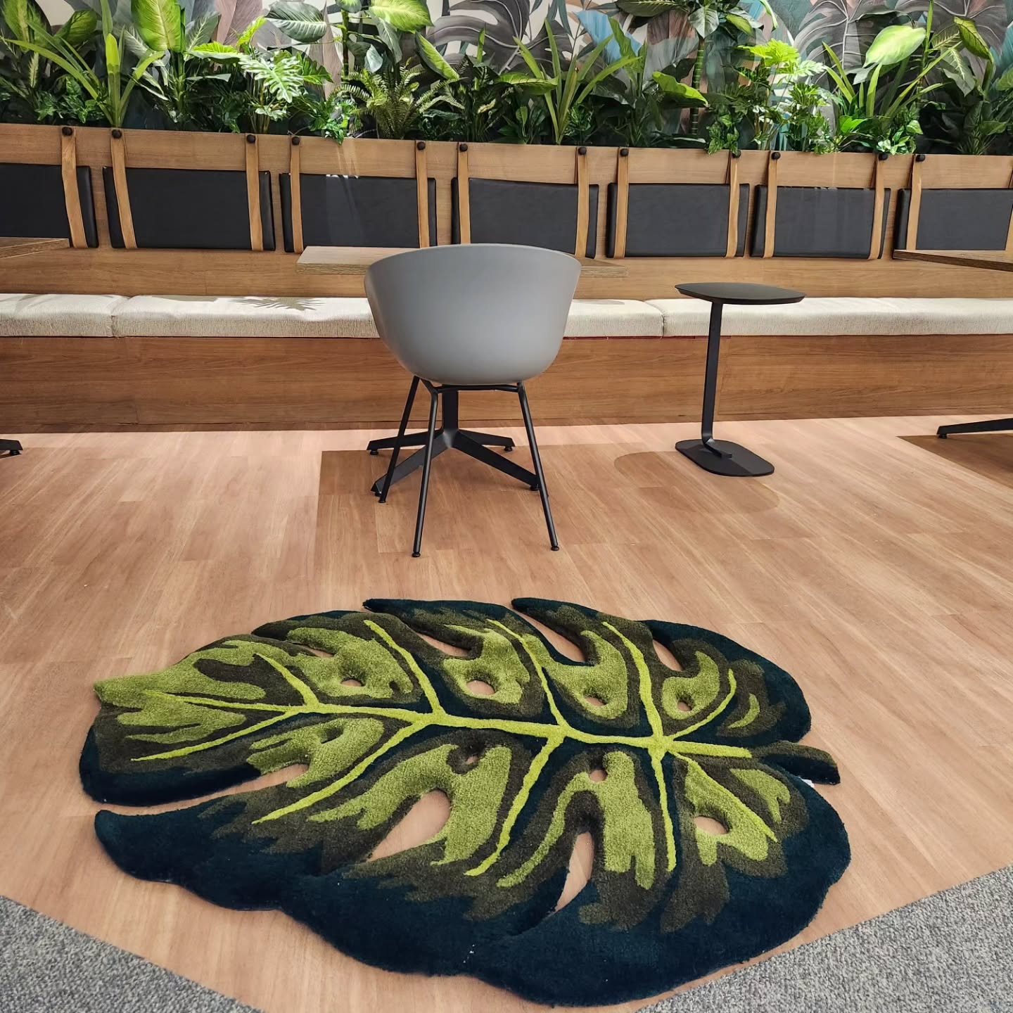 Alfombra "Hoja Monstera"